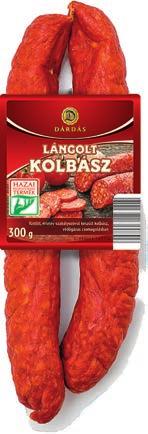 lángolt kolbász 300 g, 1563 kg