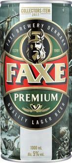 4,5%  Faxe sör* 2-féle