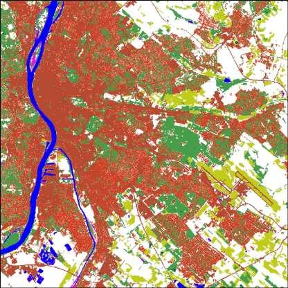 Színkompozit Felszínborítási vizsgálatok Gyeptérképezés Növényfenológiai vizsgálatok Copernicus Nagy Felbontású Rétegei Copernicus Land Monitoring Services munkáságával összefüggésben, 5 nagy