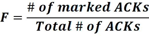 Data Center TCP Algorithm 19 Switch side: Mark packets when Queue Length > K.