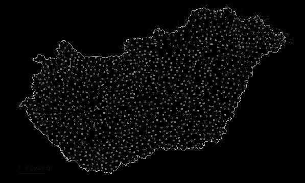 paraméteres transzformáció 7 paraméteres transzformáció Előnye: a navigációs GPS-vevőkbe beadható max hiba: 54 cm 5 6 9 paraméteres transzformáció 9 paraméteres transzformáció R = y r + orsz.