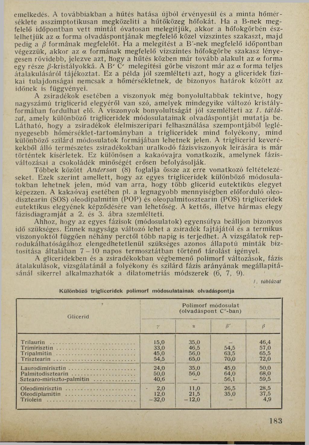 emelkedés. A továbbiakban a hűtés hatása újból érvényesül és a minta hőmérséklete asszimptotikusan megközelíti a hűtőközeg hőfokát.