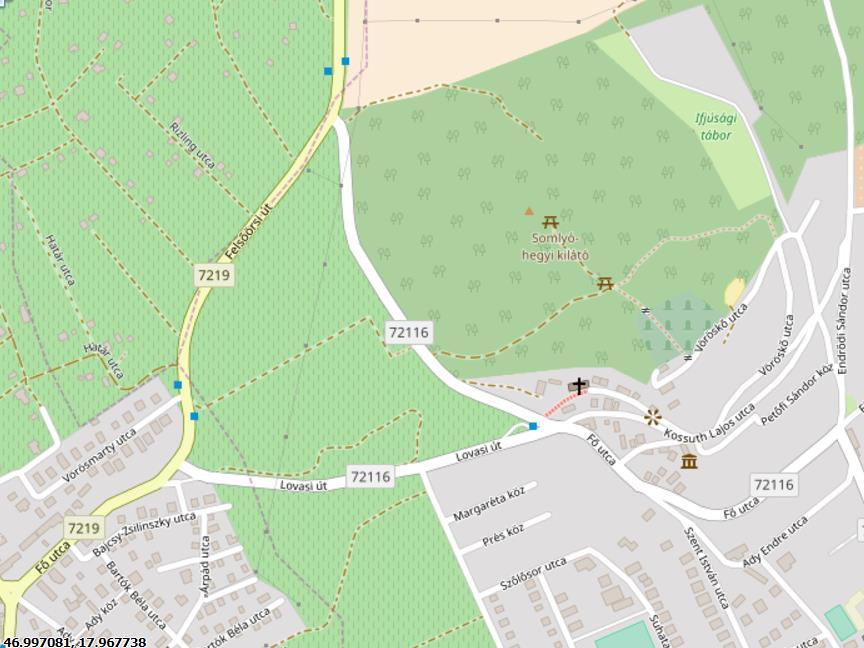 ALÁTÁMASZTÓ MUNKARÉSZ 4.2. Belső úthálózat A tervezett beépítés területe egybefüggő terület, amit belső közutak nem szabdalnak. A parkolókhoz, garázsokhoz telken belüli utak vezetnek.