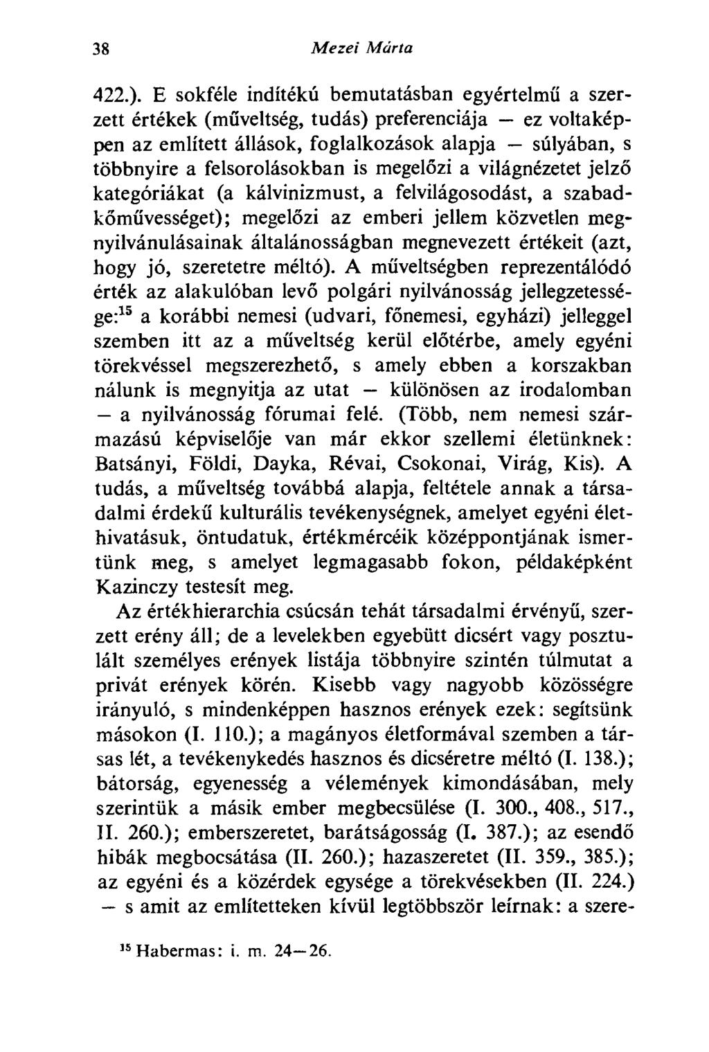 38 Mezei Márta 422.).