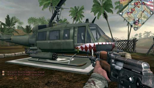 BEMUTATÓ Ebbe a vicsorgó szörnybe most szépen bepattanok 64 ÖSSZEHASONLÍTÁS Battlefield: Vietnam UT2004 Unreal II 7/10 Grafika 8/10 Nagyon szépen sikerült a dús növényzet megvalósítása, kellemes a