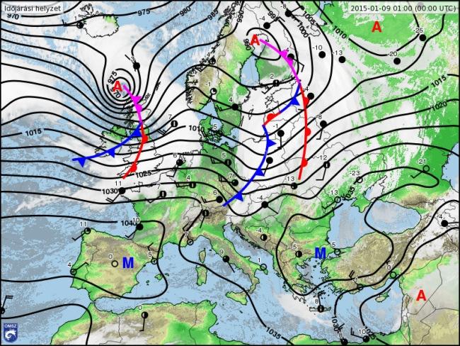 milyenségét, zöld szín jelöli a jó egyezést, piros szín pedig a rossz egyezést) január 2. 4:00-19:00 2. időszak (2015. január 9. 19:00 2015. január 10.