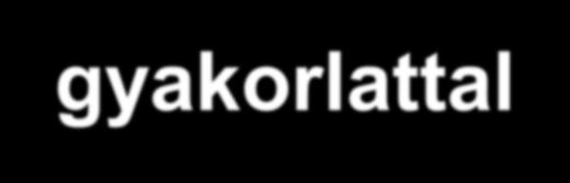 Szemináriumok és gyakorlatok Heti váltásban kéthetente (6 2 + 2 1 csoportban, lásd az órarendet) Ezen a héten gyakorlattal