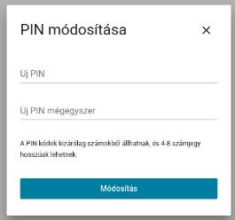 Bejelentkezés után az Adataim felület jelenik meg.