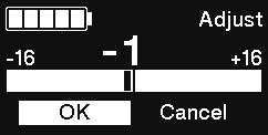 5. fejezet ÜZEMELTETÉS A beállító menükről Ha az igazítási érték [0] < SC-E8000 > < SW-E6010 > X Y Nyomjuk meg az X vagy Y gombot a beállított érték 1 fokozattal fel- vagy lefelé történő