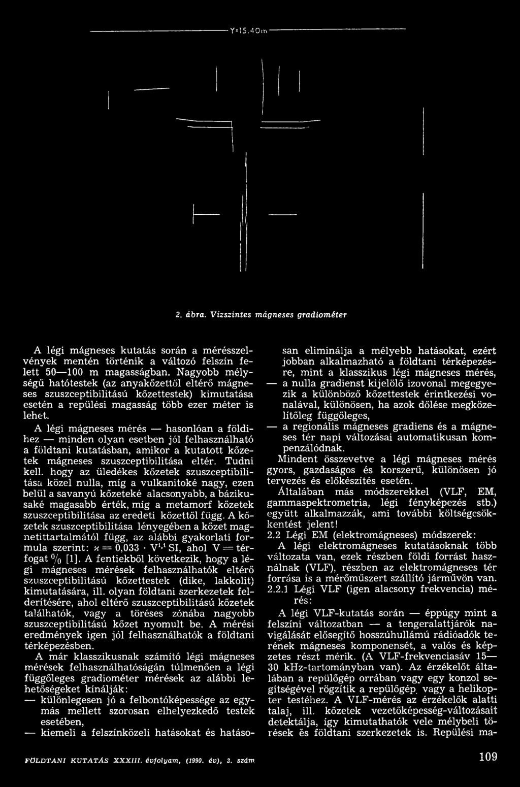 A légi mágneses mérés hasonlóan a földihez minden olyan esetben jól felhasználható a földtani kutatásban, amikor a kutatott kőzetek mágneses szuszceptibilitása eltér. Tudni kell.