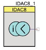 komponensek IADC8 Jellemzők: 8-bites felbontás Áram kimenet (2040 µa, 255 µa, vagy 31.
