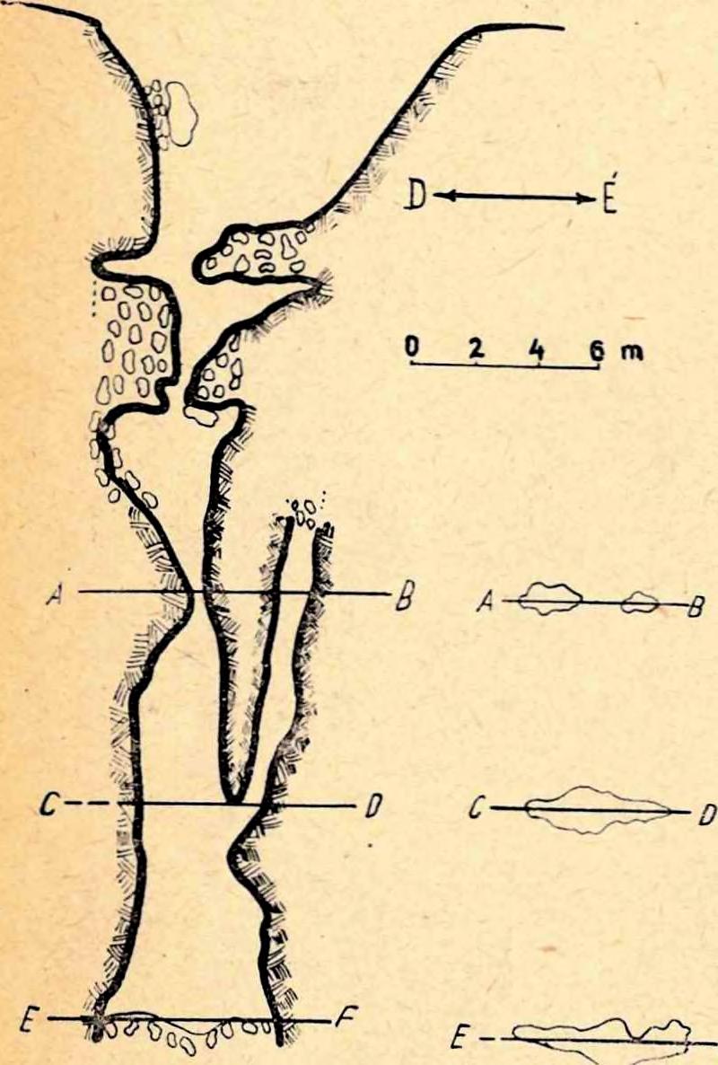 Ugyanebben a völgyben felfelé kb. 1 km távolságban egy töbör fenekén víznyelőt találunk, mely 3 m mélység után 18 m hosszúságban járható. További kutatásra érdemes (Zs3).