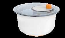Gyümölcsfacsaró Magasság: 52 mm Hossz: 174 mm Szélesség: 125 mm Súly: 207 g Db/doboz: 4 SAP: 1016125 Almaszeletelő tároló dobozzal Magasság: 80 mm Hossz: 200 mm