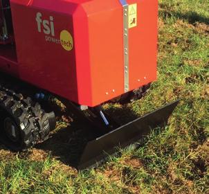 Ø24,5/16 Méret H x Sz x Ma 2700 x 1350 x 1220 mm Tömeg 725 kg D30: Rönkvágó 2WD-vel és dízelmotorral D30 TRACK: Lánctalpas rönkvágók dízelmotorral Az FSI D30 komoly felhasználóknak készült, akik