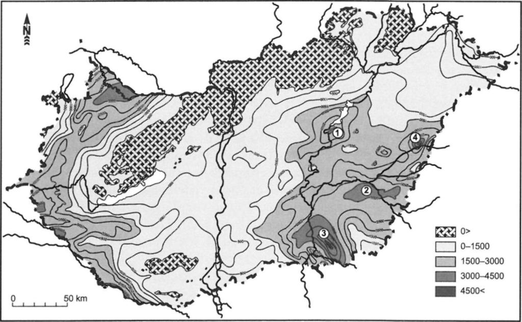 képződött a vizsgált pannóniai s.l. üledéksor. A medencét differenciális süllyedés jellemezte, ezzel részmedencék sorát létrehozva (HORVÁTH 1995, HORVÁTH & CLOETHING 1996-1. ábra).