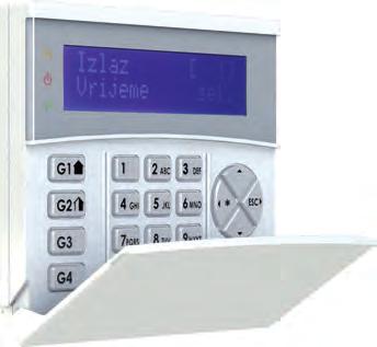 LCD billentyűzetek és távirányítók AMC K-Radio 800 Modell AMC K-Radio 800 AMC K-LCD BLUE AMC K-LCD light PLUS Vezetékes LCD kezelő beépített 868Mhz vezeték nélküli bővítőmodullal AMC központokhoz,