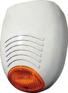 Kültéri hangjelző Modell AMC BLADE 1W AMC SR136 AF AMC SRL800 Kültéri hangfényjelző Piezzo szirénával és LED világítással Kültéri hangfényjelző LED világítással és
