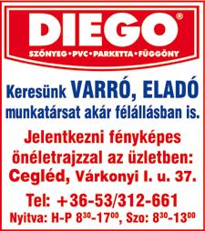 com e-mail címen vagy telefonon: +36 30 557 0862 GYERE és dolgozz Velünk!