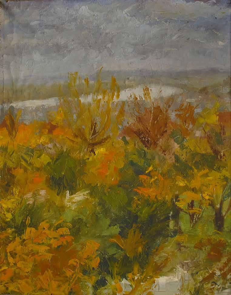 85. tétel FARKASHÁZY MIKLÓS ( 1895-1964 ) Nyári este 40 x 28