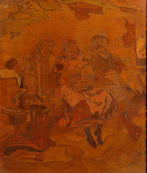 tétel HALÁPY JÁNOS ( 1893-1960 ) Bivalyfogat 60 x 80 cm
