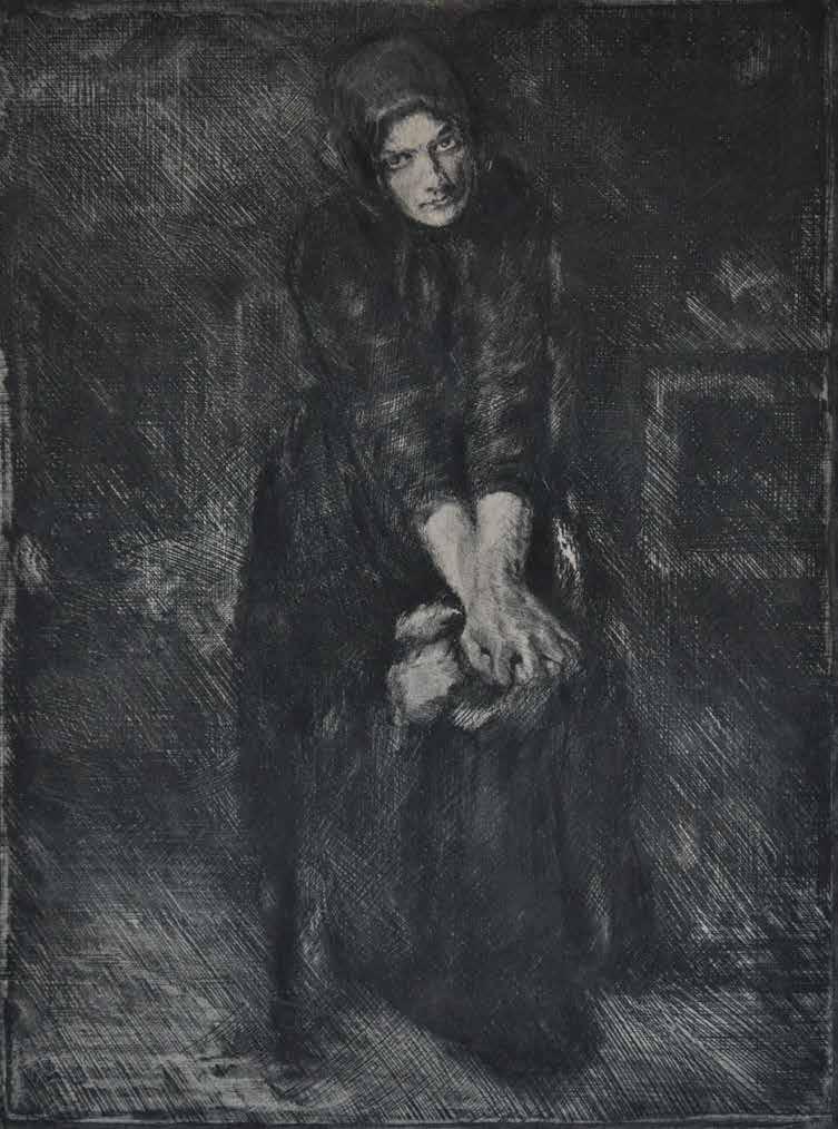 117. tétel FÉNYES ADOLF ( 1867-1945 ) Özvegyasszony 23 x