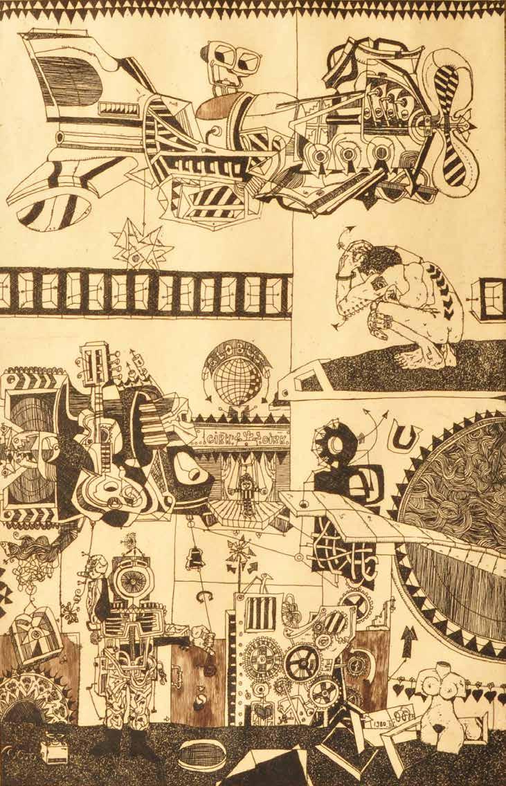 122. tétel WÜRTZ ÁDÁM ( 1927-1994 ) Repülő szerkezet és