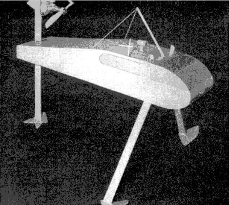 Popular Mechanics 1963. június 125-127.old (fordította SRY) ROY L. CLOUGH JR. Water Bug (Vízibogár) Repülj a vízfelszín felett, mint egy szárnyashajó, egyszerű fából készült vízisí-talpakon.