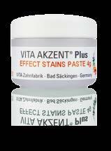 Plus CHROMA STAINS PASTE KIT classical A1-D4 CHROMA STAINS PASTE CSA-CSD 4 x 4g PASTE FLUID 1 x