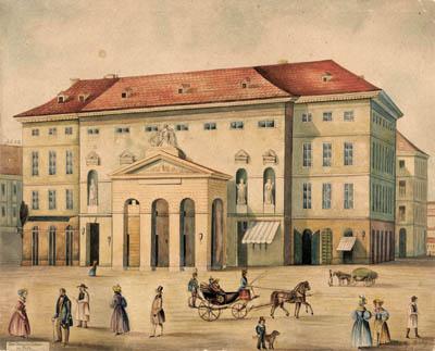 [2]A történet kezdete színjátszás Pesten és Budán A Duna bal partján fekvő, német polgárok lakta kereskedővárosban, Pesten már a 18.