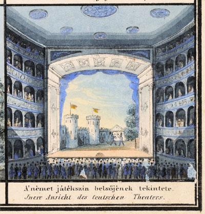 [3]Színház-vigadó tervek a 18. sz. végén Pest II.