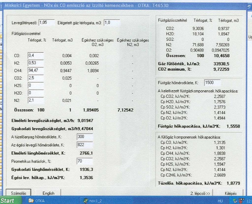 A programot úgy építjük fel, hogy a fenti három számítási csoport egy-egy programlapra kerüljön. A megoldást a már elkészült elsı programlap bemutatásával szemléltetem: 3.