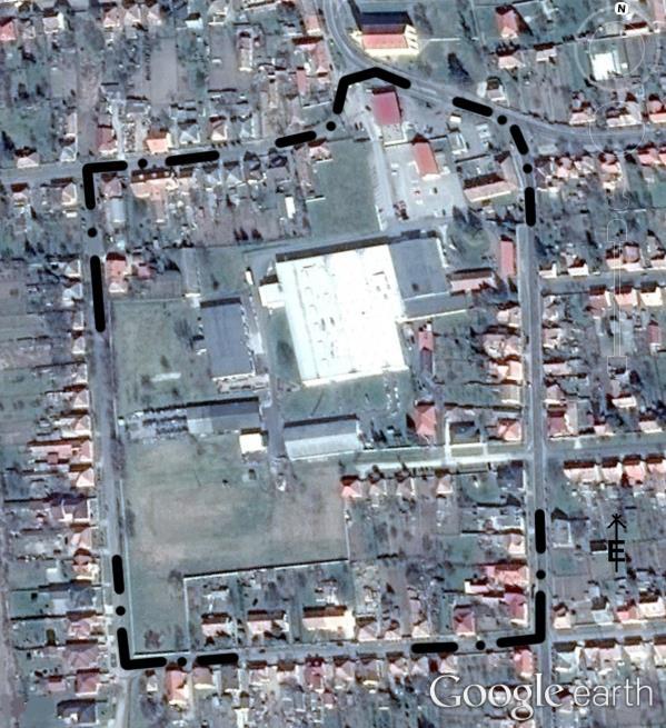 területrész Nagyvárad Széchenyi István - Arany János Ady Endre Radnóti Miklós utcák által határolt tömb