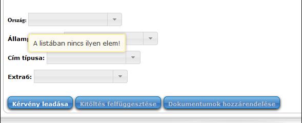 az Ország kódtétel értékeire a következő:${d:5:value=,$kodtetel(ország kód):n=kódtétel lista}. Ebben az esetben legördülő mezőben jelennek meg az országok.