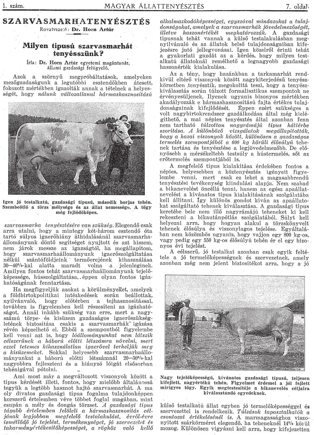17 Néhai Krks György lnökségi tagunk fia, ifjabb Krks György jóvoltából krült a birtokunkba a hazai tnyésztésszrvzés őskorát flidéző folyóirat-gyűjtmény.