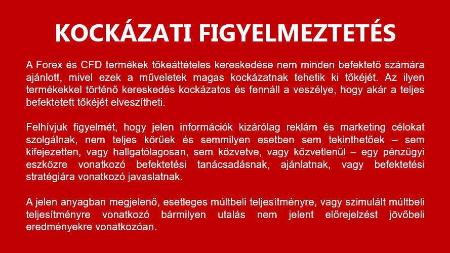 Túl nagy kockázat vállalása A CFD-ék magas kockázatot hordoznak, mely persze a kereskedési tervedtől is függ, ezért mindenképp kulcsfontosságú, hogy kezeld azokat.