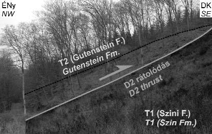 Földtani Közlöny 142/4 (2012) 333 az eredeti, sztratigráfiai sorrendnek megfelelően következnek egymásra, de közöttük egyes egységek hiányzanak.