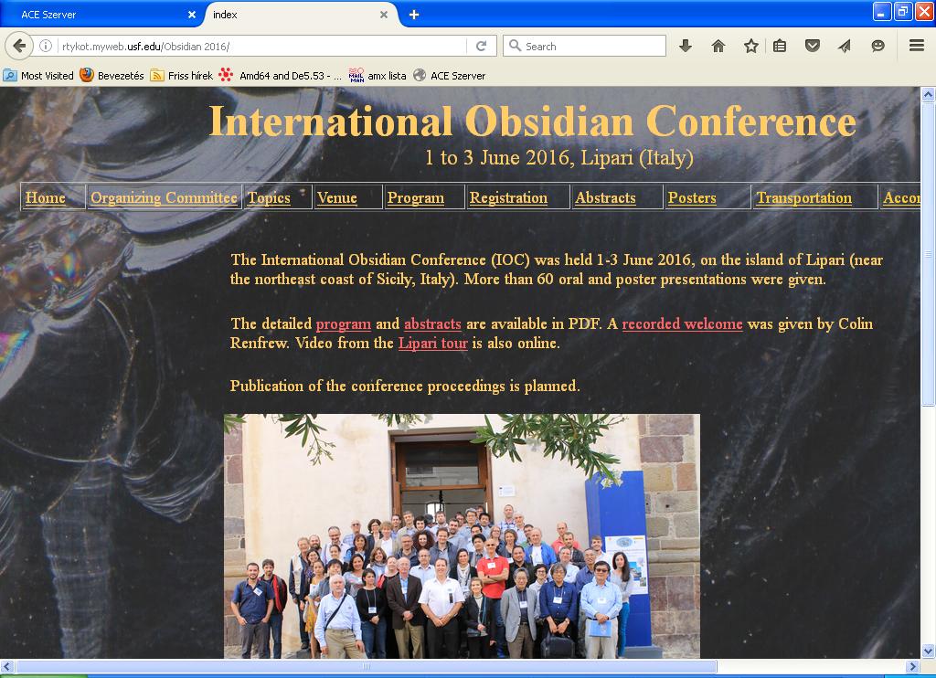 Obszidián konferencia 2016