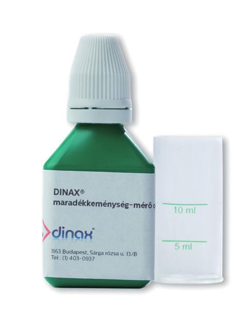 DINAX MARADÉKKEMÉNYSÉGMÉRŐ alacsony tartományú keménység mérésére Tisztított vizek, ipari vizek, tápvizek és elsősorban kazánvizek maradékkeménységének helyszíni, gyors meghatározására szolgáló
