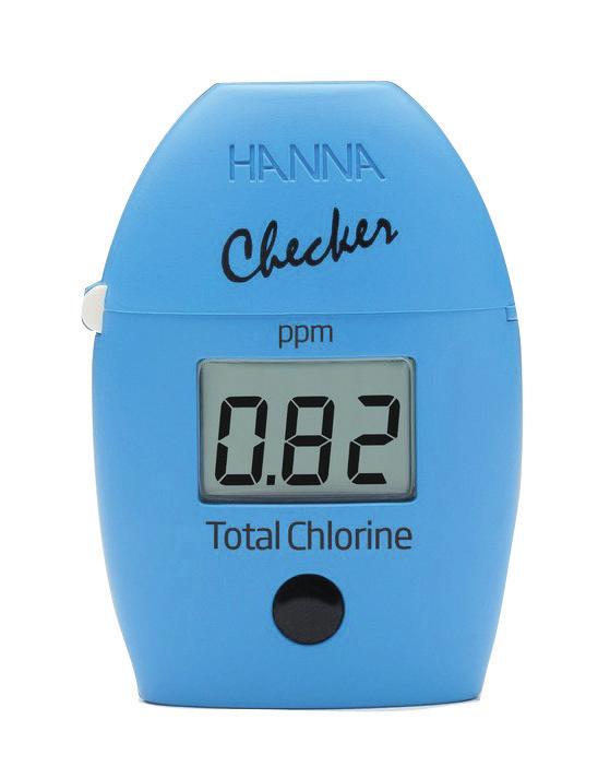 FOTOMÉTEREK HANNA KLÓR CHECKER aktív klór mérésére (0,00-2,50 mg/l) alkalmas kolorimetriás mérőműszer Ideális középút az olcsó, de pontatlan kémiai tesztkészletek és a nagyobb pontosságot biztosító,