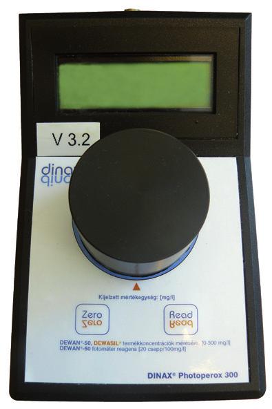 POOLLAB FOTOMÉTER 11 beépített paraméter mérésére alkalmas fotométer Vízálló, beépített küvettával rendelkező (közvetlenül a vízbe meríthető) fotométer, mely a következő paraméterek mérésére