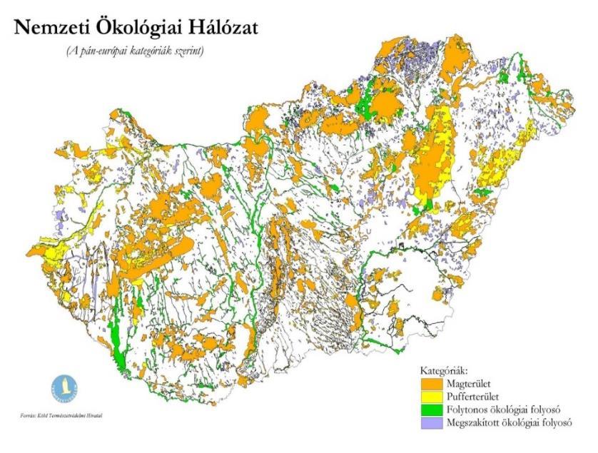 Várható eredmények Ökoszisztéma szolgáltatás térkép (NÖSZTÉP) Zöld Infrastruktúra fejlesztés