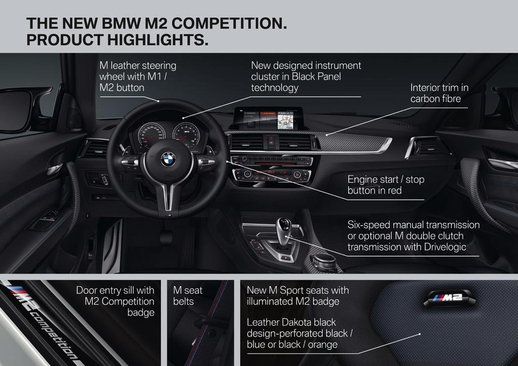 3. oldal Új soros hathengeres benzinmotor M TwinPower Turbo technológiával, a BMW M3/M4 erőforrásának műszaki alapjaira építve. 3.