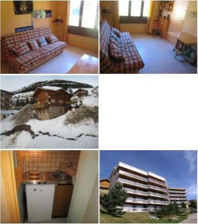 Majestic 1 D5 - apartman tájékoztató 2 fős Le Majestic 1 D5 (5. emelet) Route d'huez Quartier du Vieil Alpe Északi fekvésű világos apartman gyönyörű kilátással a hegyekre, közel a sífelvonókhoz.