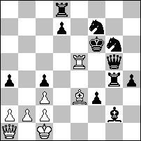 február h#3 A) az ábra 8+12 B) e5 +e3 A) 1. xe5 "d2 2.Ke7 de1 3. f6 +c5#; B) 1. xe5 "d1 2.Kg5 dc1 3. f6 e5#. Zilahi-téma.