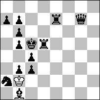 7 K12 Christopher Jeremy Morse, EG 1984. Útkijelölés K14 Michel Caillaud, Die Schwalbe, 1983.. II s=4 1+13 1."a3 b4+ 2."a4 b5+ 3."a5 b6+ 4."a6=.