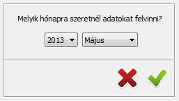 Az Új gombra kattintva elkezdhető a felvitel: 1. A legördülő listából a település kiválasztása. A települések abc sorrendben vannak. (Legördítés után a billentyűzeten pl.