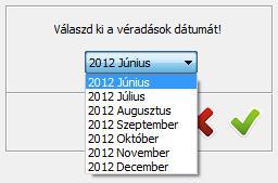 Minden funkció (Rögzítés, Módosítás, stb.) és gomb (TAB, ENTER, stb.) ugyanúgy működik, mint a helyszínek felvitelénél.