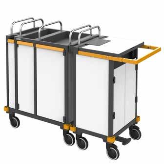 TOOLS TAKARÍTÓKOCSIK EQUIPE TAKARÍTÓKOCSIK Equipe Advanced Plus II Equipe Advanced Plus III Megnevezés Equipe Advanced Plus II 1664316 méret: 155 x 56 x 114 cm (Sz x Mé x Ma) Megnevezés Equipe