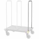 EQUIPE TOOLS TAKARÍTÓKOCSIK ALAPÁLLVÁNY Alapállvány M, kerekek nélkül, tartórúd nélkül 1623098 1 Kiszerelés Alapállvány L, kerekek