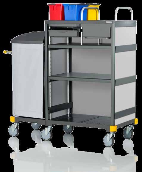 VERMOP TOOLS TAKARÍTÓKOCSIK TOOLS EQUIPE SZÁLLODAI TAKARÍTÓKOCSIK Az Equipe szállodai kocsicsalád modelljei különösen kitűnnek átváltozó képességükkel.